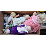 A COLLECTION OF BISQUE KEWPIE DOLLS, circa 1920s and others similar
