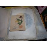 A COLLECTION OF 19TH CENTURY AND LATER UNFRAMED OIL PAINTINGS, watercolours and sketches