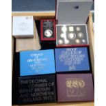 A COLLECTION OF PROOF SETS AND COINS Decimal Coinage of Great Britain and Northern Ireland 1977
