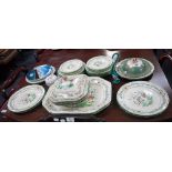 A COLLECTION OF COPELAND SPODE 'MAYFAIR' DINNER WARE and a few decorative ceramics