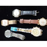 A COLLECTION OF GENTLEMAN'S WRISTWATCHES