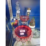 A CAPE COD GLASSWORKS CHRISTMAS TREE and similar decorative glassware