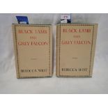 REBECCA WEST: 'Black Lamb and Grey Falcon', 2 vols, pub MacMillan & Co Ltd 1946