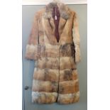 A VINTAGE FULL LENGTH FUR COAT