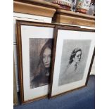 AFTER PIETRO ANNIGONI: 'Juanita', print signed by the artist and another similar print