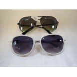 A PAIR OF SUNGLASSES BY ACCESSORI MR, and one other pair (2)