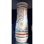 POOLE POTTERY: A LARGE VASE, decorated in the ZB pattern, painted and impressed marks, 39.5cm high