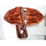 A VINTAGE FUR STOLE and a similar item of fur (2)