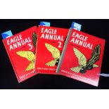 EAGLE ANNUALS NUMBERS 1, 2 AND 3 (2 and 3 with dust jacket)
