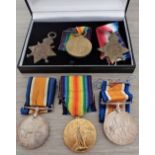 A COLLECTION OF GREAT WAR MEDALS British War Medal to J55805 F A Chacksfield AB RN 1914/15 Star to 0