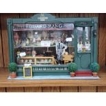 A MODEL BUTCHER'S SHOP, 36cm wide