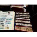 A LARGE COLLECTION OF STAMPS CONTAINED IN STOCK ALBUMS, Australia, Canada and Ireland