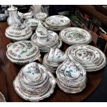 A COLLECTION OF INDIAN TREE DINNERWARE