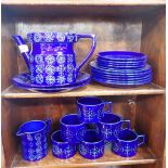 A PORTMEIRION POTTERY 'TOTEM' PART TEA SERVICE by Susan Williams Ellis