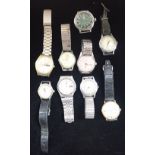 A COLLECTION OF WRIST WATCHES