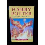 J. K. ROWLING 'HARRY POTTER AND THE ORDER OF THE PHEONIX' published Bloomsbury 2003
