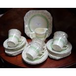 A MIDWINTER ART DECO TEASET