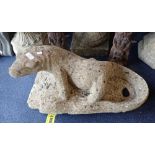 AN 'ASTON' GARDEN ORNAMENT OF A KOMODO DRAGON 72cms long