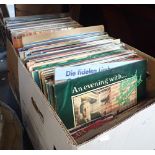 A COLLECTION OF LP RECORDS AND 45 RPM RECORDS