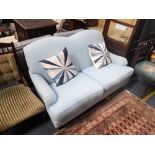 A LAURA ASHLEY TWO SEATER SOFA