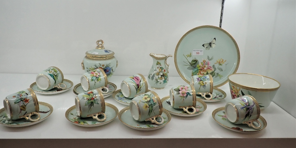 A CERAMIC PART TEA SERVICE