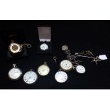 A COLLECTION OF POCKET WATCHES