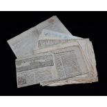 THREE 18TH CENTURY NEWPAPERS