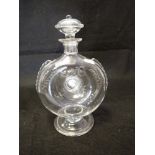 A GLASS DECANTER INSCRIBED 'MAY 12TH 1937'