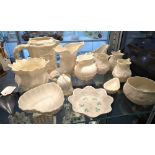 A SMALL COLLECTION OF CERAMICS of Belleek of Ireland