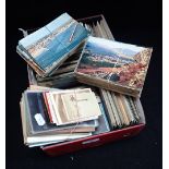 A LARGE QUANTITY OF POSTCARDS