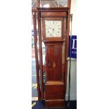 A GEORGE III 30-HOUR MAHOGANY CASE LONGCASE CLOCK