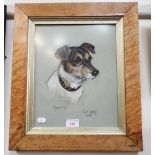 MARGERY COX 1915-2003: a pastel portrait of a dog
