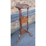 A GEORGE III STYLE MAHOGANY WASH STAND