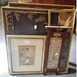 A COLLECTION OF ORIENTAL FRAMED NEEDLEWORKS