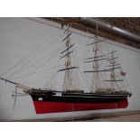A MODEL OF THE 'CUTTY SARK' SAILING SHIP