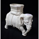 A VICTORIAN WORCESTER ELEPHANT