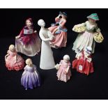 A COLLECTION OF ROYAL DOULTON FIGURES