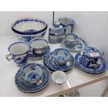 A LARGE COLLECTION OF BLUE AND WHITE CERAMICS