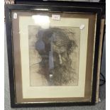 EMILY S. FORD, a Bearded Man study and etching and other drawings and prints