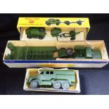 DINKY TOYS; A DINKY SUPERTOYS TANK TRANSPORTER (660)