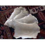 A COLLECTION OF RABBIT PELTS