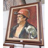 VLADIMIR BOLDAREV, 1911-1933, A Russian miner or construction worker wearing a hard hat