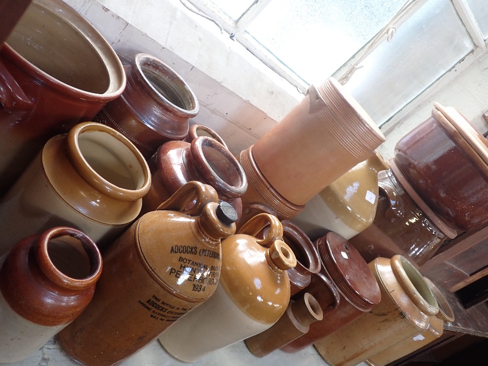 A COLLECTION OF STONEWARE