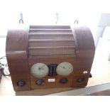 A VINTAGE 'GOBLIN' WALNUT CASE RADIO