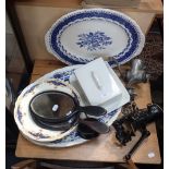 A VINTAGE MINCER, CERAMICS AND SUNDRIES