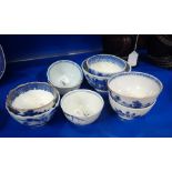 A COLLECTION OF 18TH CENTURY TEA BOWLS and similar (9)
