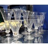 A COLLECTION OF 19TH CENTURY CHAMPAGNE GLASSES and similar