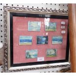 A GROUP OF 20TH CENTURY MINIATURE PASTEL LANDSCAPES