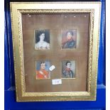FOUR 19TH CENTURY MINIATURE PORTRAITS, to include two young men in uniform