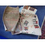 AN 18TH CENTURY SAMPLER, 'Martha Sykes Work 1799' and others similar